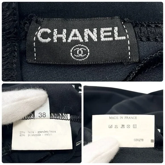 CHANEL Black One Piece Swimsuit - Picture 11 of 11
